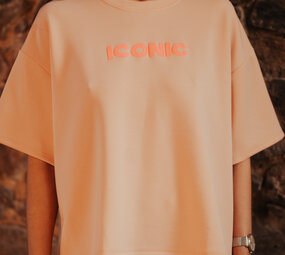 ICONIC t-shirt rose saumon