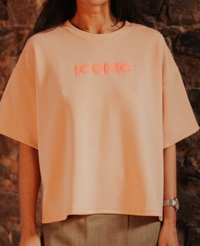 ICONIC t-shirt rose saumon