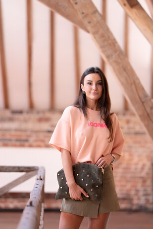 ICONIC t-shirt rose saumon