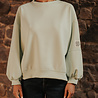 OPHIRA pull vert pastel