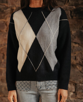 NALYA pull bleu marine