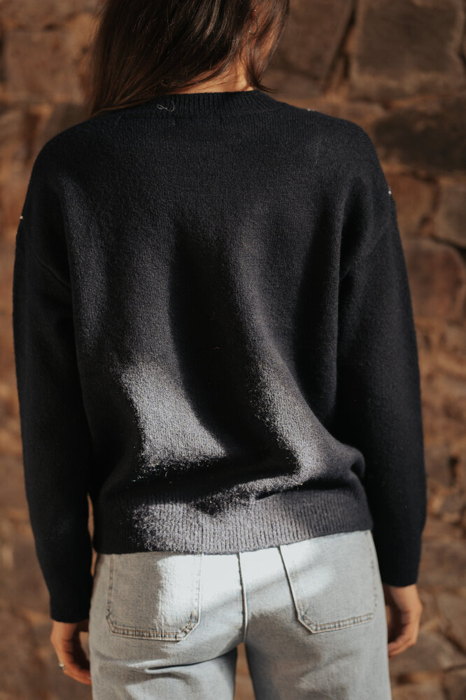 NALYA pull bleu marine