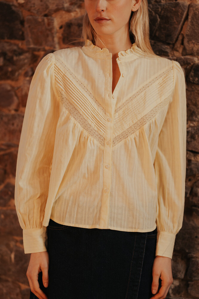 SOLYRA chemise jaune