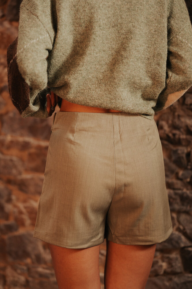 SELYNA jupe-short kaki