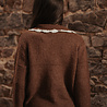 ELVIXA gilet choco