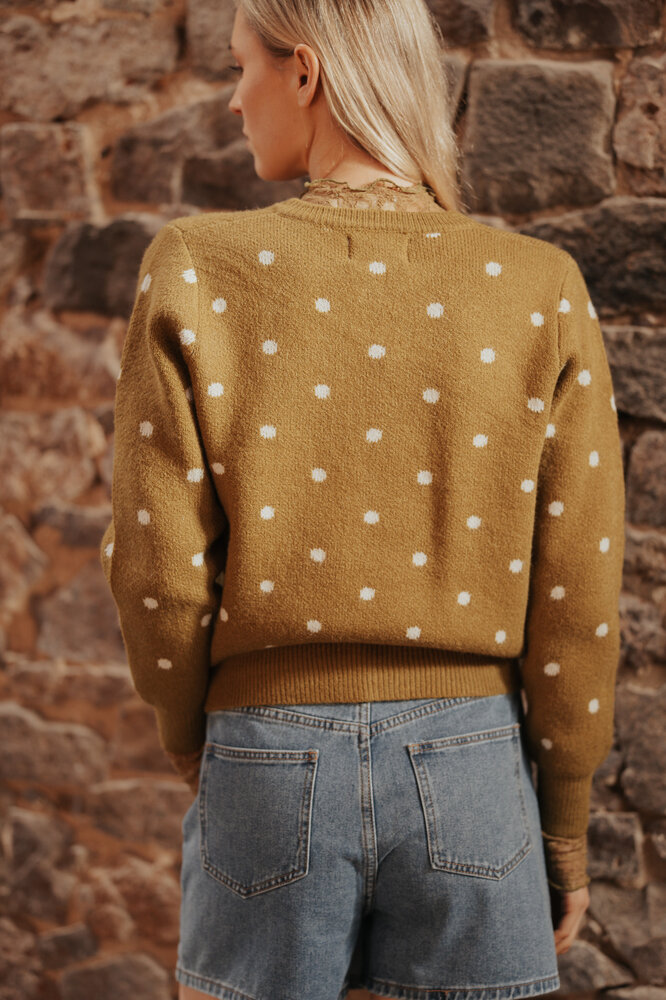 AYNERA gilet vert olive