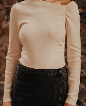 SYRELLE blouse beige