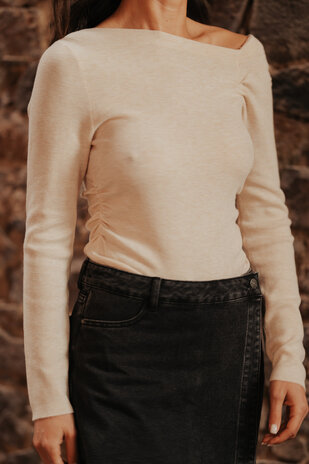 SYRELLE blouse beige