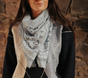 NEALINE foulard bleu