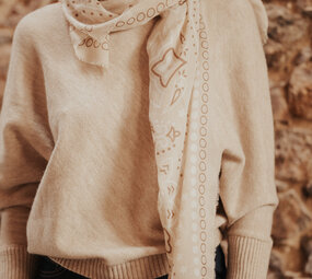 NEALINE foulard taupe