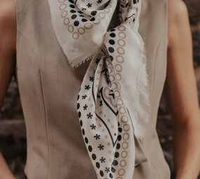 NEALINE foulard blanc