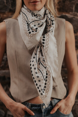 NEALINE foulard blanc