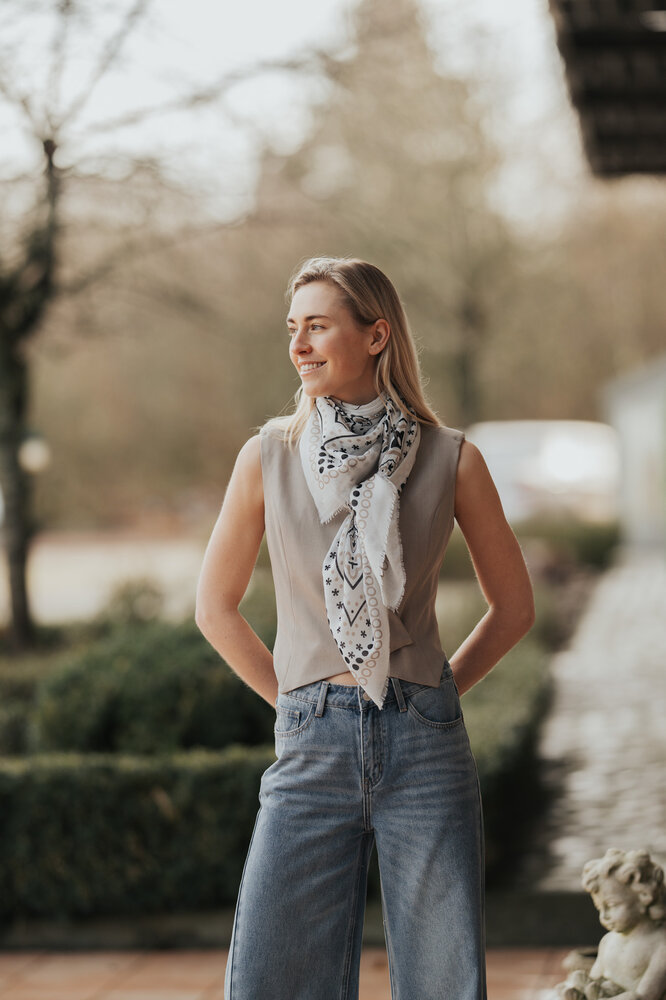 NEALINE foulard blanc