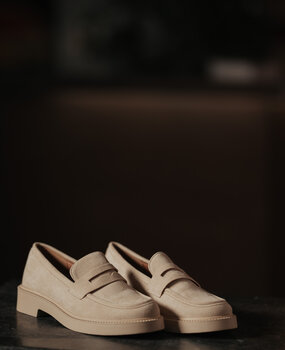 VINCIA mocassins beige