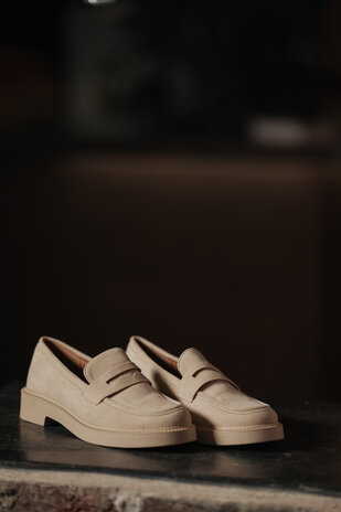 VINCIA mocassins beige