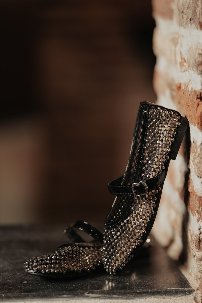 TOROSSA ballerines noires