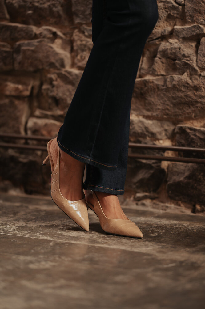 CLEOPHE sandale à talon beige CLEOPHE sandale à talon beige