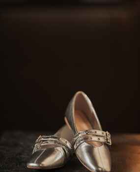 INAYA ballerines argentées