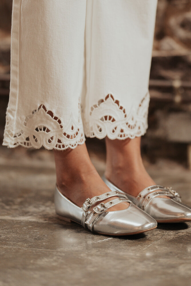 INAYA ballerines argentées INAYA ballerines argentées