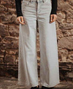 PIETRO jean palazzo bleu clair