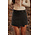 Jupe short gris JADENE