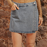 JADENE jupe short en jeans