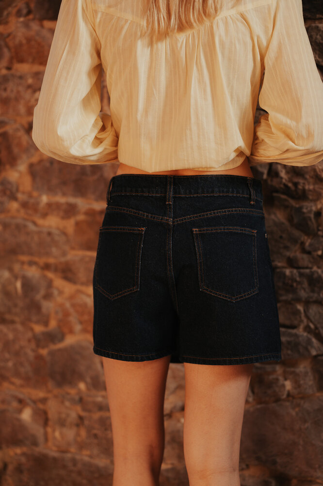 JADENE jupe short denim brut