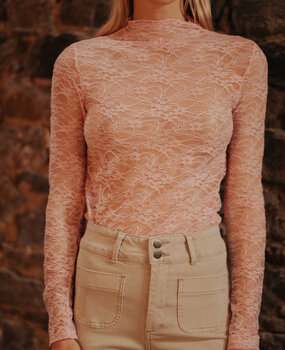 LIV blouse manches longues rose