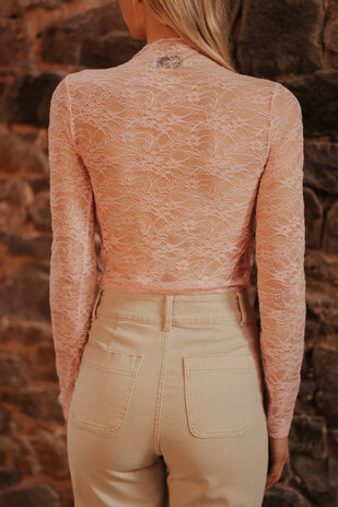 LIV blouse manches longues rose
