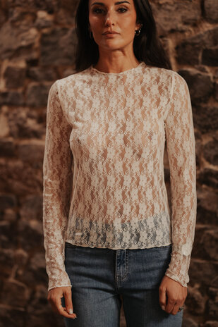 BRENDA blouse blanche