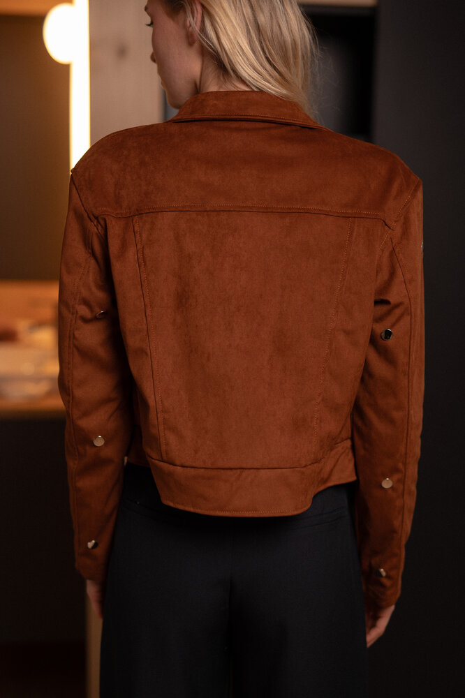 ORLENA veste à clous camel ORLENA veste à clous camel