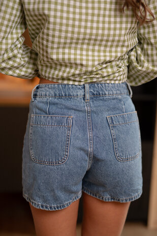 STELLA jupe-short bleu