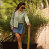 Jupe-short bleu STELLA Jupe-short bleu STELLA