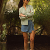 Jupe-short bleu STELLA Jupe-short bleu STELLA