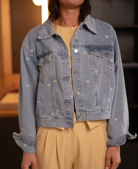 MARGUERITE veste bleu clair