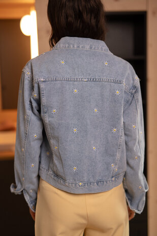 MARGUERITE veste bleu clair