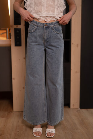 Jean bleu vintage LYDIE Jean bleu vintage LYDIE