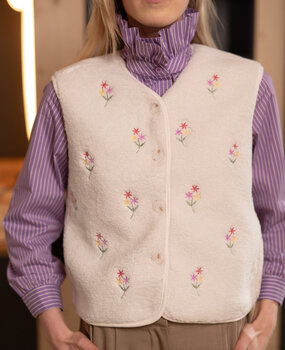 ORYA veste sans manches écru