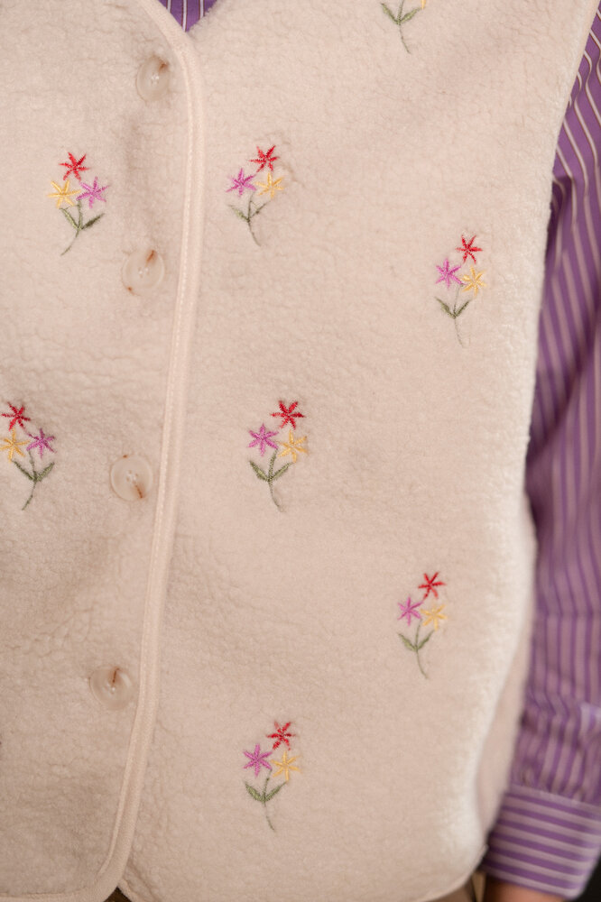 ORYA veste sans manches écru