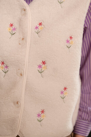 ORYA veste sans manches écru