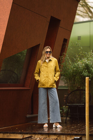 NOIRA veste velour kaki