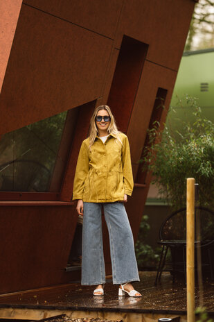 NOIRA veste velour kaki