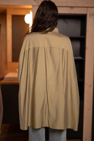 SELYNE longue chemise vert