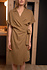 AELYRA robe mi-longue kaki
