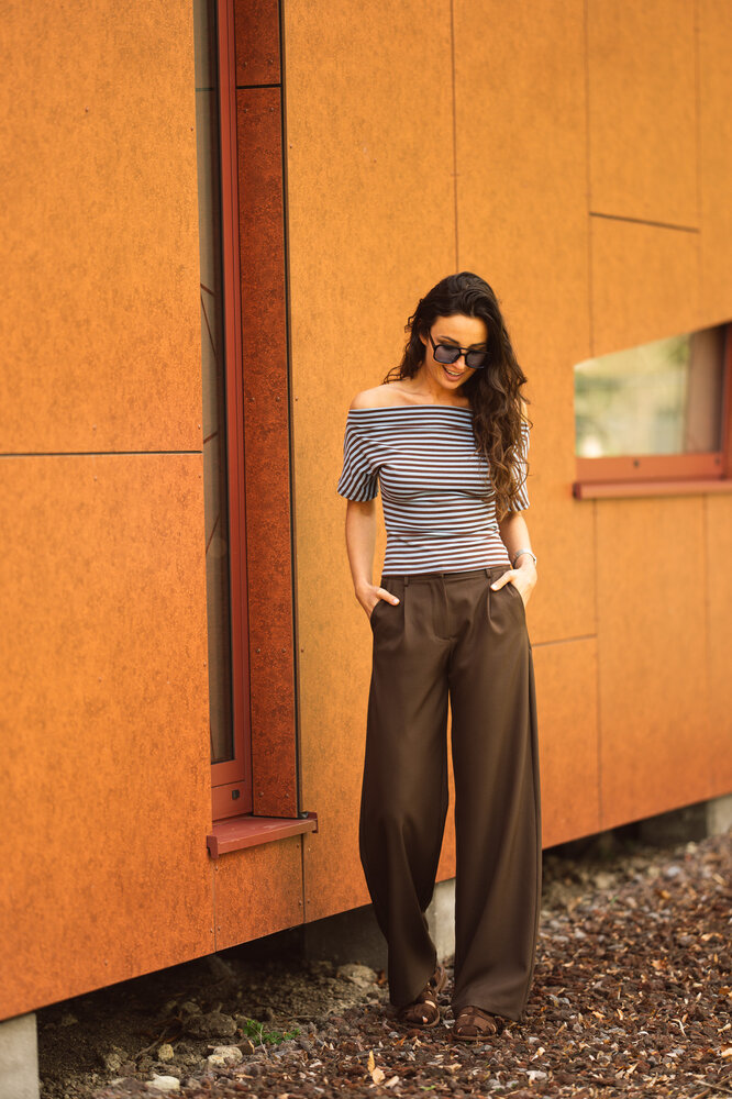 FREYJA pantalon marron