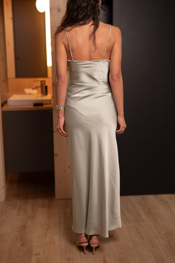 LEANIE robe longue vert LEANIE robe longue vert