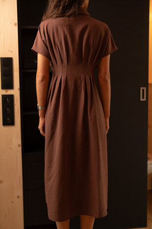 ZIREYA robe marron
