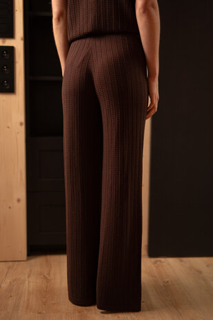 KYRELA pantalon marron