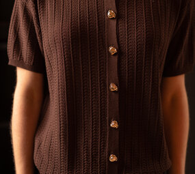 KYRELA blouse marron