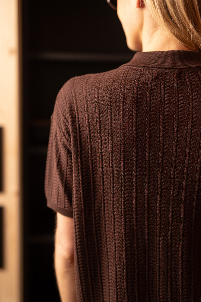 KYRELA blouse marron